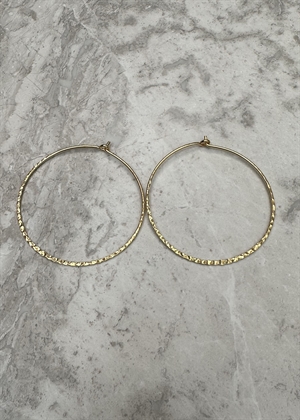 Alma large hoops Forgyldt Pico 